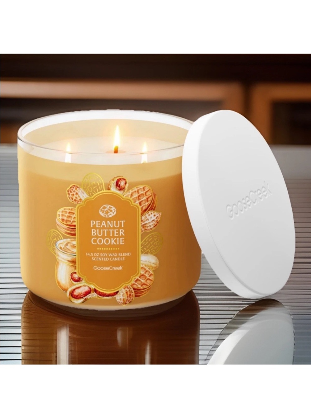 Goose Creek 3-Wick Candle- Peanut Butter Cookie (14.5 oz)